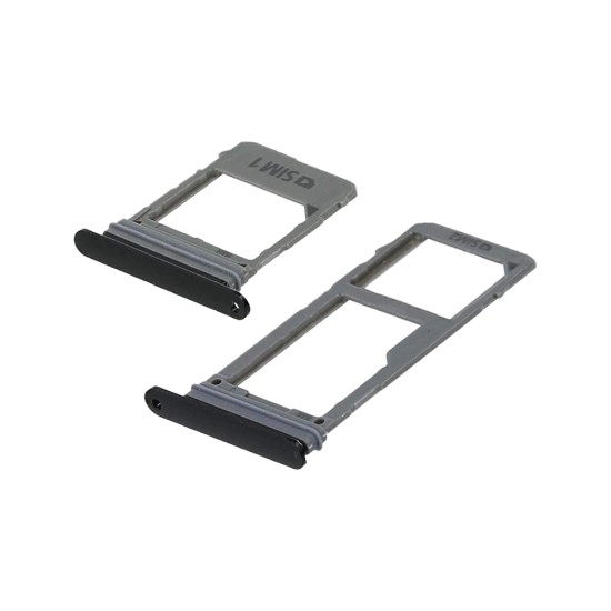 Sim Holder Dual Samsung Galaxy A8 2018 /A5 2018/A530 Black